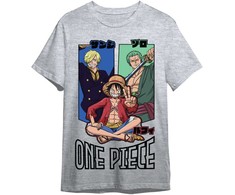Toei Animation One Piece Monkey D. Luffy, Roronoa Zoro &amp; Sanji adult t-shirt