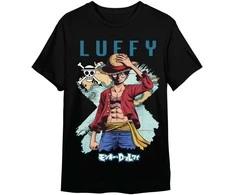 Toei Animation One Piece Monkey D. Luffy Map adult t-shirt