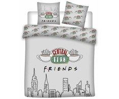 Warner Bros Discovery Friends microfibre duvet cover bed 135cm