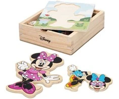 Woomax Disney Minnie wooden puzzle 19pcs