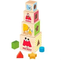 Woomax Disney wooden cubes tower