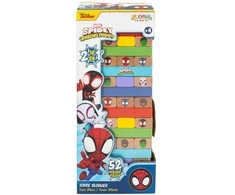 Woomax Marvel Spidey blocks tower + domino wooden set