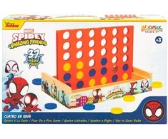 Woomax Marvel Spidey Four in a Row wooden game