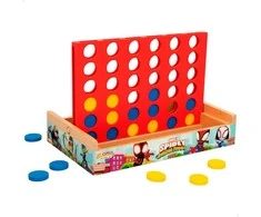 Woomax Marvel Spidey Four in a Row wooden game