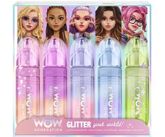 Kids Euroswan Hiszpania Kids Euroswan - Priedai licencyjne Rinkinys brokatowych zakreślaczy - WOW