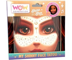 WOW GENERATION veido tatuiruotė My Shiny Face Tattoo, WOW00168