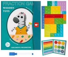 Edukacinė knyga vaikams - trupmenos FractGenius