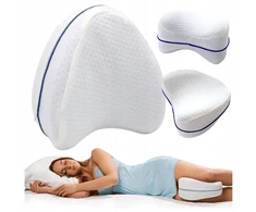 Ergonominės pagalvės tarp kelių miegui iš memory putų, 2 vnt.