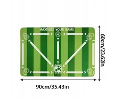 Futbolo treniruočių kilimėlis kamuolio valdymui 90x60 cm, neslystantis
