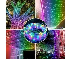 Išmani telefonu valdoma kalėdinių LED lempučių girlianda (100 LED)