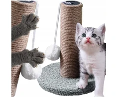 Katinų draskyklė su kamuoliuku, 22 cm