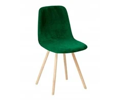 Kėdės užvalkalai skandinaviško tipo kėdėms, 4 vnt., tamsiai žalios spalvos