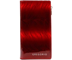 Moteriška odinė piniginė Gregorio FF-124 raudona