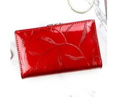 Moteriška odinė piniginė Pierre Cardin 02 LEAF-N 108 raudona