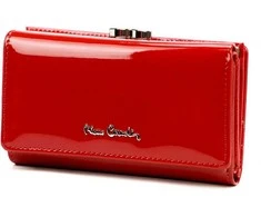 Moteriška piniginė Pierre Cardin 07 SHINY 108 raudona