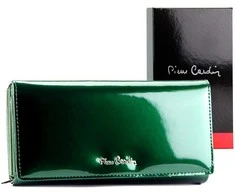 Moteriška piniginė Pierre Cardin 07 SHINY 121 žalia