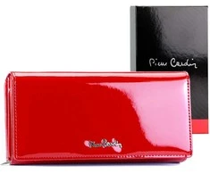 Moteriška piniginė Pierre Cardin 07 SHINY 121 raudona