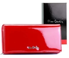 Moteriška piniginė Pierre Cardin 07 SHINY 121 raudona