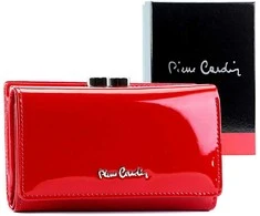 Moteriška piniginė Pierre Cardin 07 SHINY 108 raudona