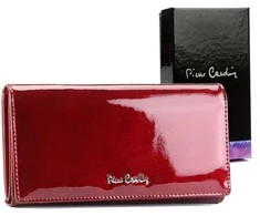 Natūralios odos moteriška piniginė Pierre Cardin 05 LINE 102, raudona