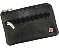 Natūralios odos raktų dėklas Nordee GW-KEY01, juodas
