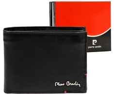 Natūralios odos vyriška piniginė Pierre Cardin TILAK75 325, juoda