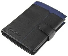 Natūralios odos vyriška piniginė RFID Pierre Cardin SAHARA TILAK14 326A, juoda/raudona