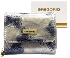 Odinė piniginė Gregorio BTS-128 sidabrinė