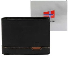 Odinė piniginė Nordee HJORT N992 juoda