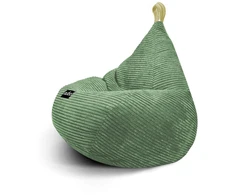 Vaikiškas sėdmaišis Qubo Tiny Drop, Basil, 76 × 50 × 70 cm
