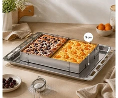 Reguliuojama kepimo forma biskvitams ir tortams, 18–53 cm