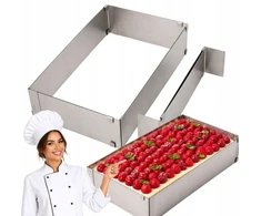 Reguliuojama kepimo forma biskvitams ir tortams, 18–53 cm