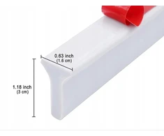 Silikoninė vandens sulaikymo juosta voniai ir dušui, 200 cm