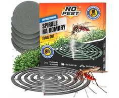 Spiralės nuo uodų ir skraidančių vabzdžių laukui, 10 vnt.