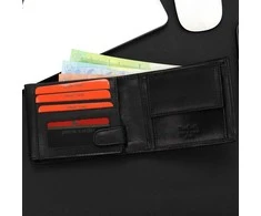 Vyriška odinė piniginė Pierre Cardin YS601 324 juoda