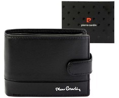 Vyriška odinė piniginė Pierre Cardin YS605 324A juoda