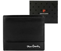 Vyriška odinė piniginė Pierre Cardin YS605 8825 juoda