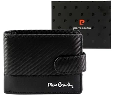 Vyriška odinė piniginė Pierre Cardin YS607 323A juoda