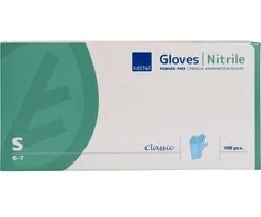 Abena Nitrilinės pirštinės, be pudros, 100 vnt, S dydis