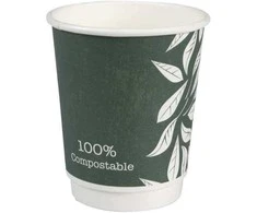 Abena Žalias Leaves puodeliai, 25vnt, 360ml