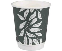 Abena Žalias Leaves puodeliai, 25vnt, 480ml