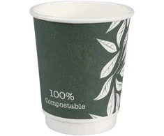 Abena Žalias Leaves puodeliai, 25vnt, 480ml