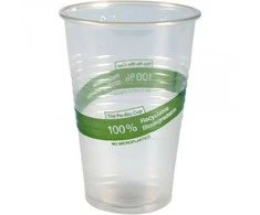 Vienkartinė stiklinė 200ml ekologiška, ABENA,100vnt