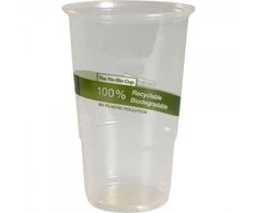Vienkartinės stiklinės 300ml, ekologiškos Abena Gastro, 50 vnt