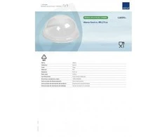 Kupoliniai dangteliai su skylute 92,7 mm, 100 vnt, ABENA (30 cl )