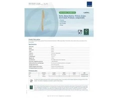 Mediniai peiliai, ekologiški, D20*100 vnt, 19,4 cm, ABENA