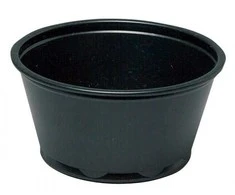 Padažinė 57ml, juoda, o60mm, Abena, 125 vnt