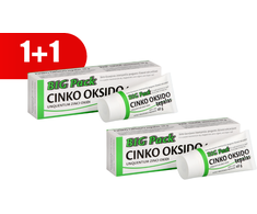Pagaminta pagal UAB FD group užsakymą 1+1 BIG PACK cinko tepalas, 40 g