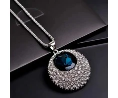 Blue Kaklo papuošalas ,Mėlyna Eye