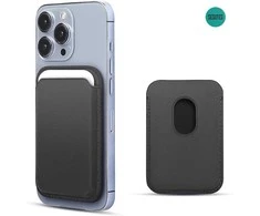 Magnetinis kortelių dėklas - piniginė išmaniesiems telefonams , juodas